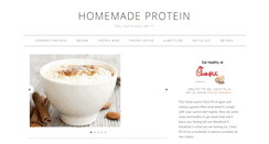 Desktop Screenshot of homemadeprotein.com
