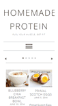 Mobile Screenshot of homemadeprotein.com
